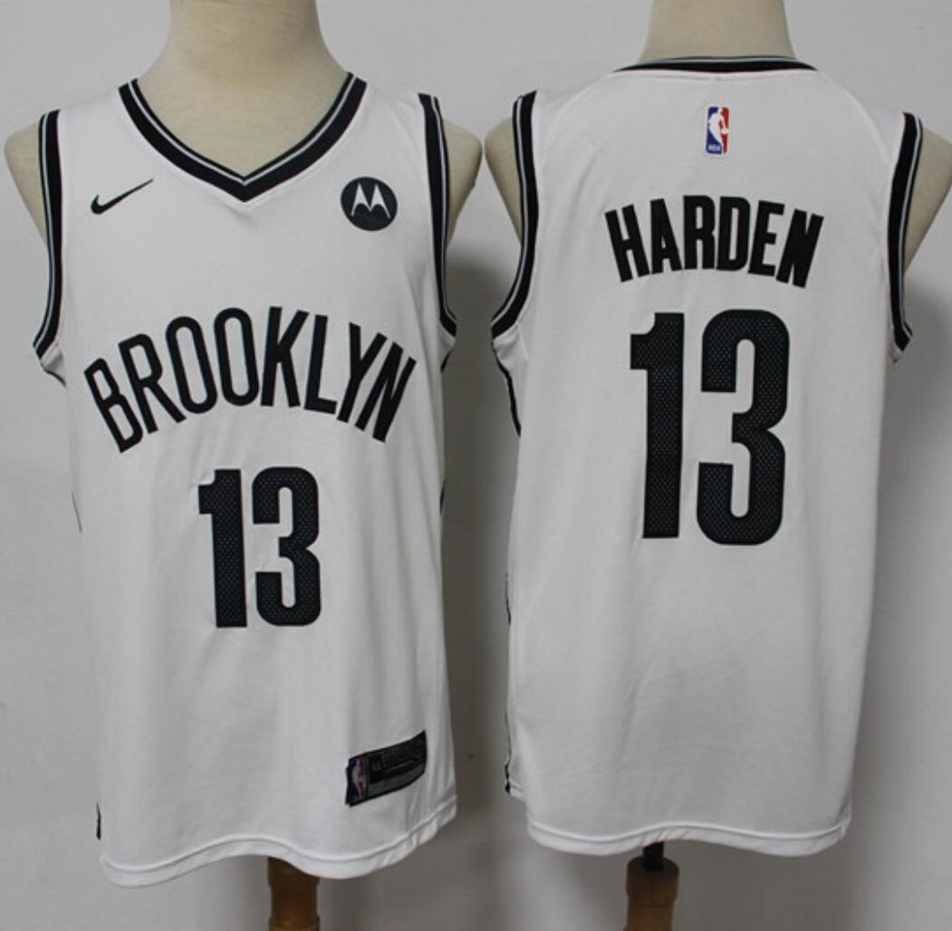 NBA James Harden Brooklyn Nets white jersey