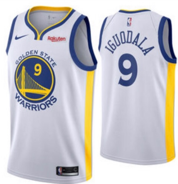NBA Andre Iguodala Golden State Warriors white jersey