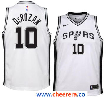 NBA DeMar DeRozan San Antonio Spurs white jersey