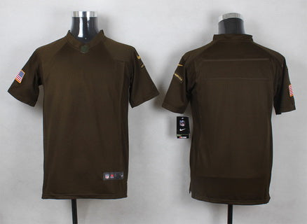 NFL Blank NFL green Salute To Service jersey