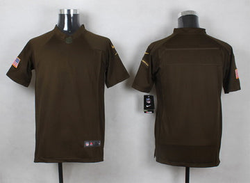 NFL Blank NFL green Salute To Service jersey