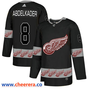 NHL Detroit Red Wings black Fashion jersey