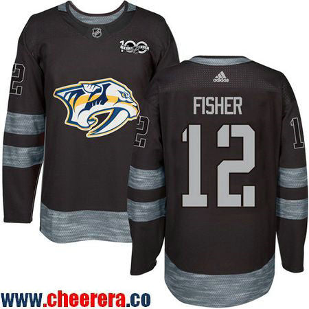 Mike Fisher Nashville Predators black jersey