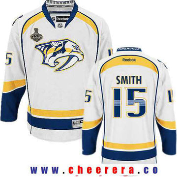 Craig Smith Nashville Predators white jersey