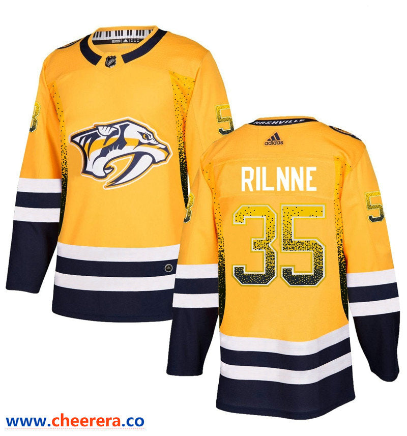Nashville Predators gold Fashion jersey