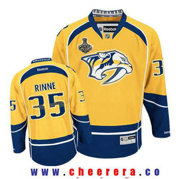 Pekka Rinne Nashville Predators yellow jersey