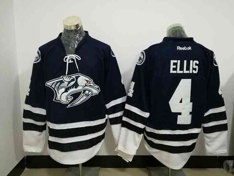 Ryan Ellis Nashville Predators navy Third jersey