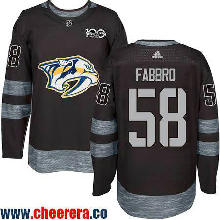 Dante Fabbro Nashville Predators black jersey