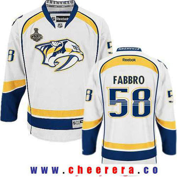 Dante Fabbro Nashville Predators white jersey