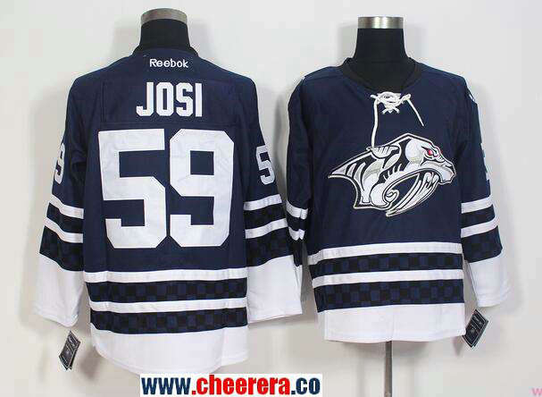 Roman Josi Nashville Predators navy Third jersey