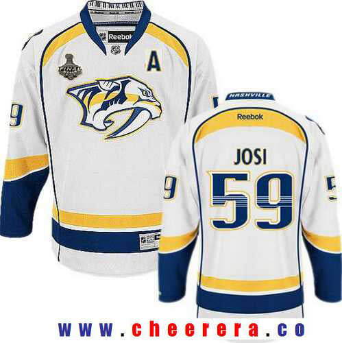 Roman Josi Nashville Predators white jersey