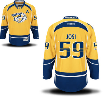Roman Josi Nashville Predators yellow Home jersey