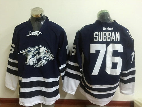 P. K. Subban Nashville Predators navy Third jersey