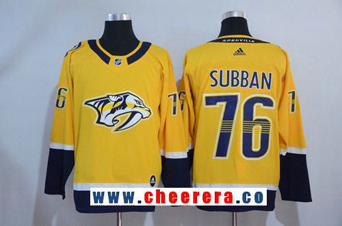 P. K. Subban Nashville Predators yellow jersey