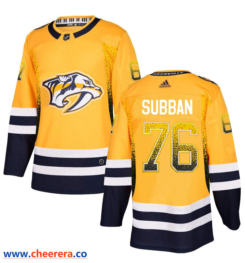 P.K. Subban Nashville Predators gold Fashion jersey