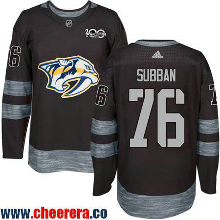 P.K Subban Nashville Predators black jersey