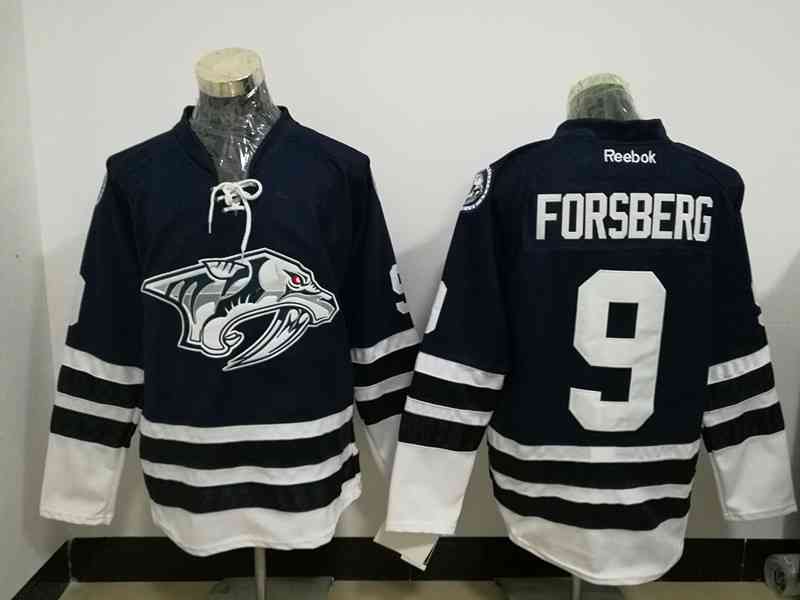 Filip Forsberg Nashville Predators navy Third jersey