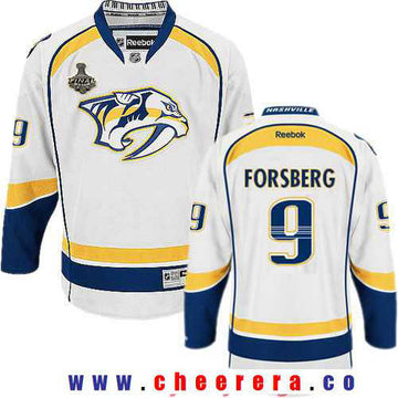 Filip Forsberg Nashville Predators white jersey