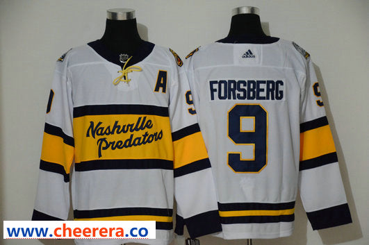 Filip Forsberg Nashville Predators white Winter Classic jersey