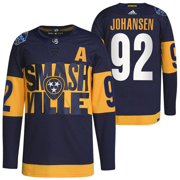 Ryan Johansen Nashville Predators navy Stadium Series jersey