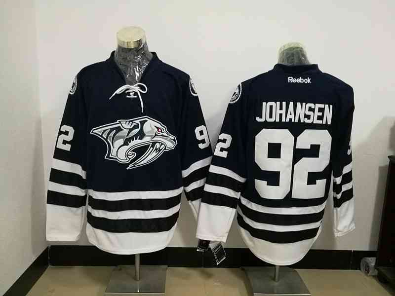 Ryan Johansen Nashville Predators navy Third jersey