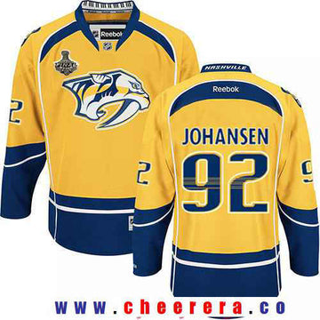 Ryan Johansen Nashville Predators yellow jersey