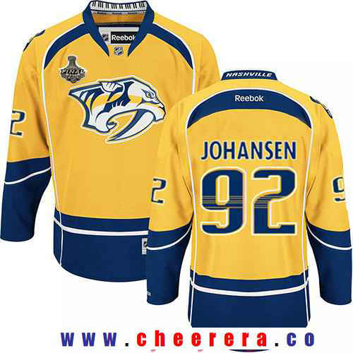 Ryan Johansen Nashville Predators yellow jersey