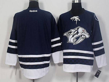 Custom Nashville Predators navy Third jersey