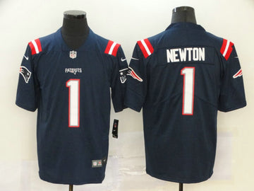 Cam Newton New England Patriots navy Vapor jersey