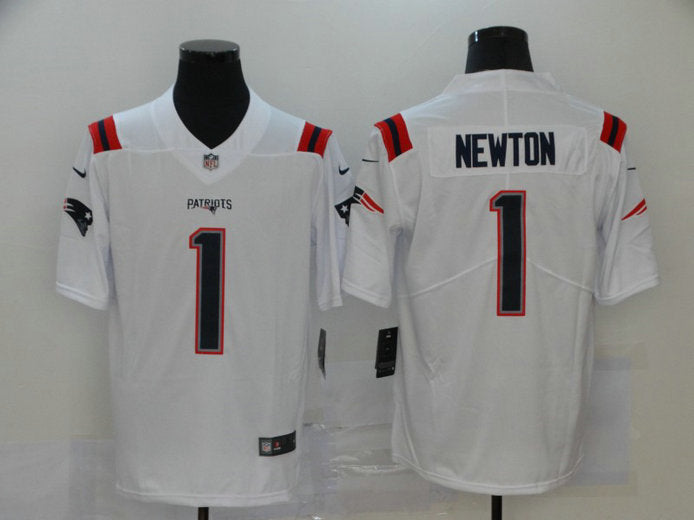 Cam Newton New England Patriots white Vapor jersey