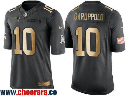 Jimmy Garoppolo New England Patriots anthracite Salute To Service jersey