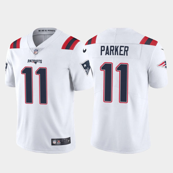 DeVante Parker New England Patriots white Vapor jersey
