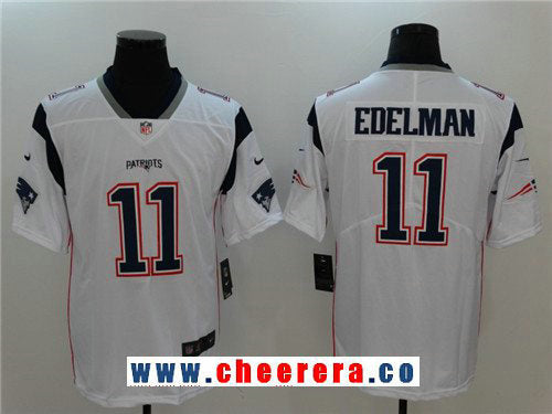 Julian Edelman New England Patriots white Vapor jersey