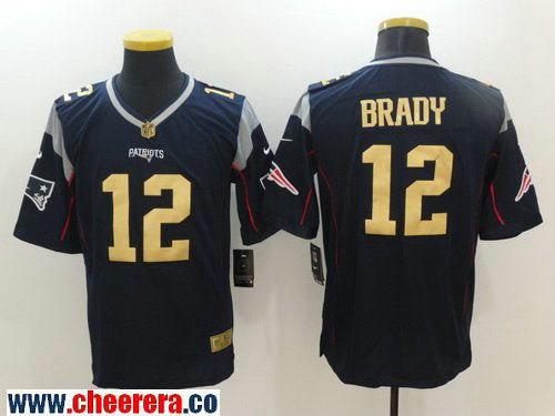 Tom Brady New England Patriots navy Limited jersey