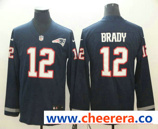 Tom Brady Nike New England Patriots navy Limited jersey