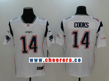 Brandin Cooks New England Patriots white Vapor jersey