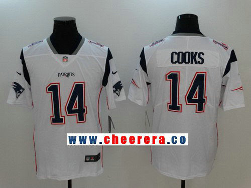 Brandin Cooks New England Patriots white Vapor jersey