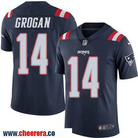Steve Grogan New England Patriots navy Color Rush jersey