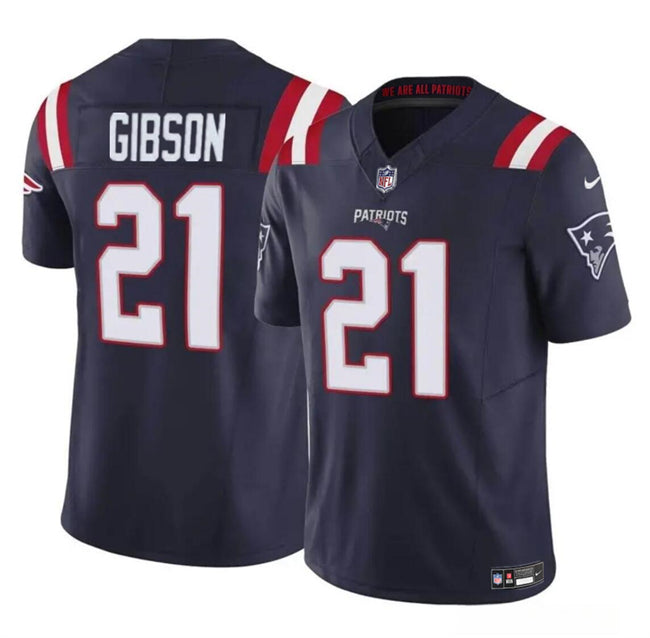 Antonio Gibson New England Patriots navy Vapor jersey