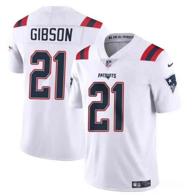 Antonio Gibson New England Patriots white Vapor jersey
