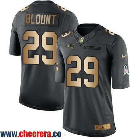 LeGarrette Blount New England Patriots anthracite Salute To Service jersey