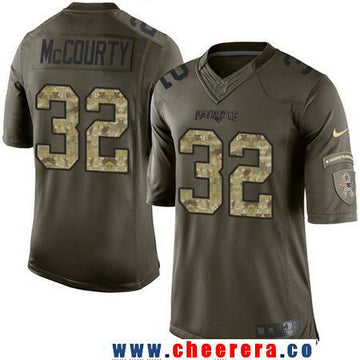 Devin McCourty New England Patriots green Salute To Service jersey