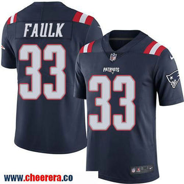 Kevin Faulk New England Patriots navy Color Rush jersey