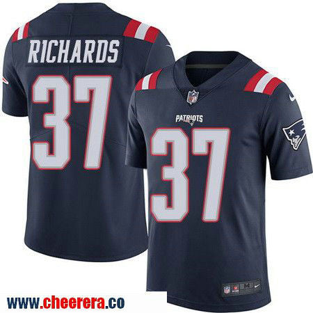 Jordan Richards New England Patriots navy Color Rush jersey