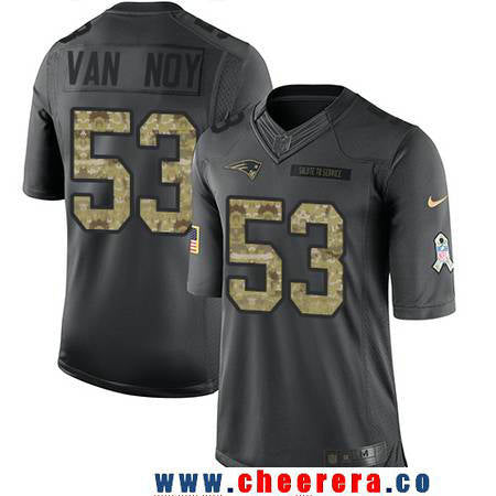 Kyle Van Noy New England Patriots black Salute To Service jersey