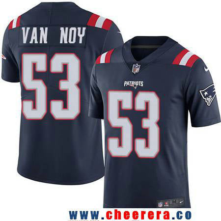 Kyle Van Noy New England Patriots navy Color Rush jersey