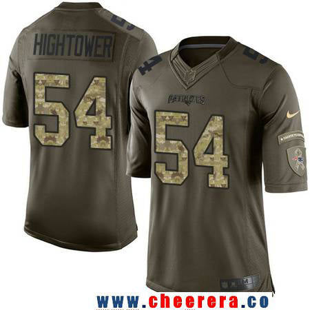 Dont'a Hightower New England Patriots green Salute To Service jersey