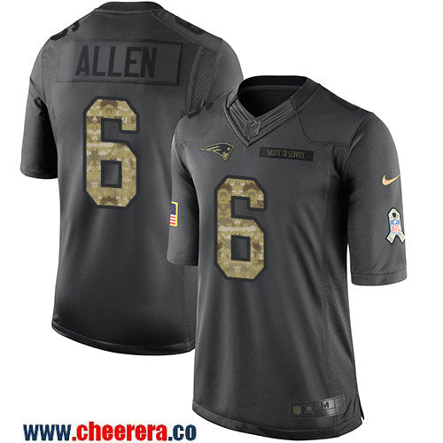 Ryan Allen New England Patriots black Salute To Service jersey