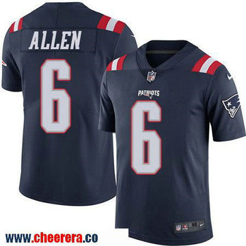 Ryan Allen New England Patriots navy Color Rush jersey