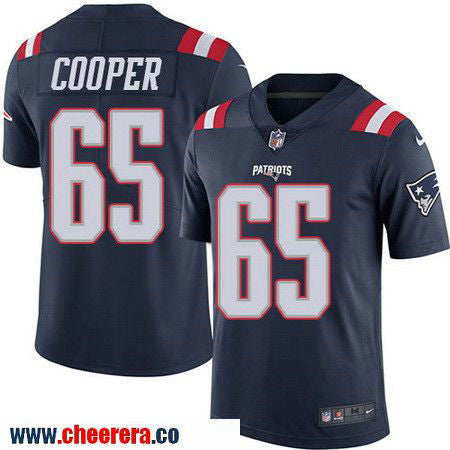 Jonathan Cooper New England Patriots navy Color Rush jersey